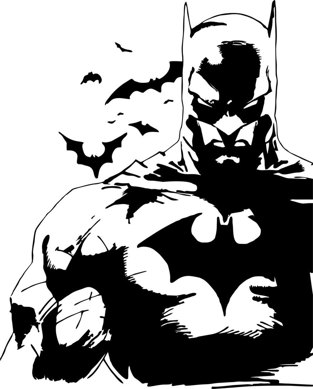 Силуэт Бэтмена