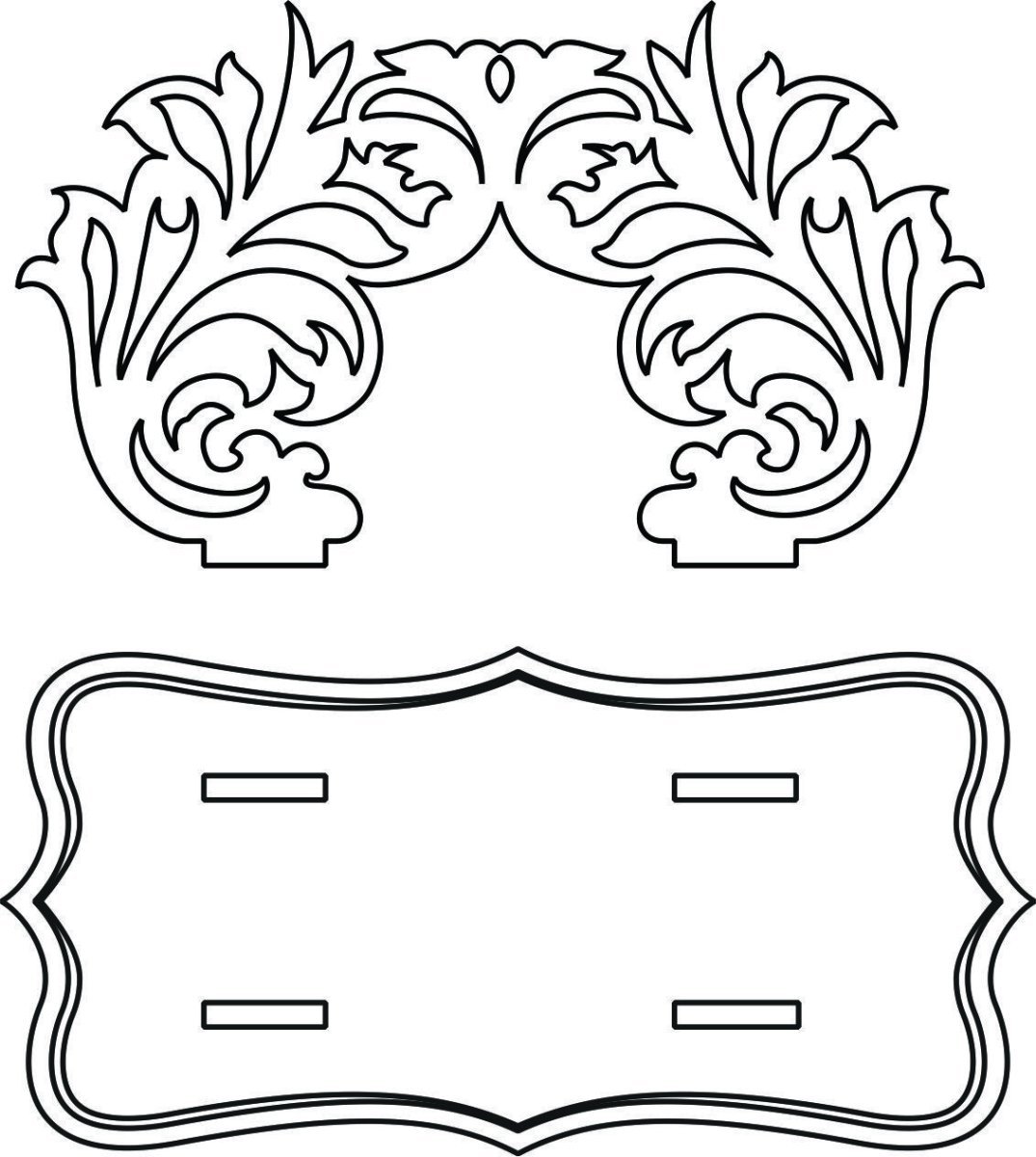 Трафареты для выпиливания шкатулок