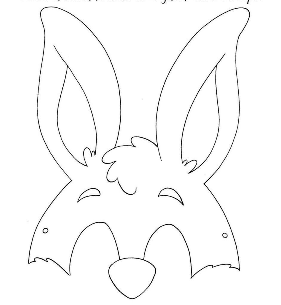 Уши зайца трафарет