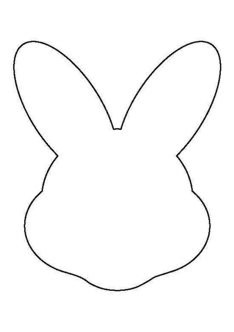Заячьи ушки для печати