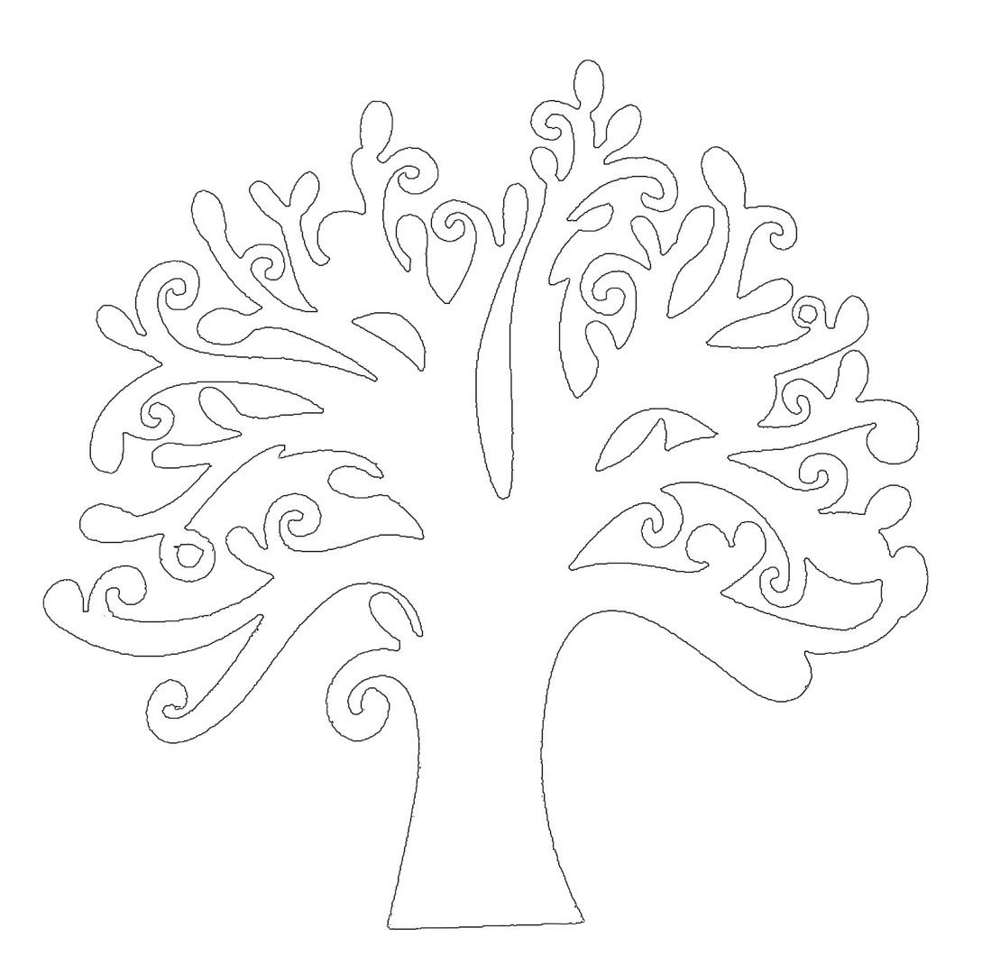 Волшебное дерево раскраска