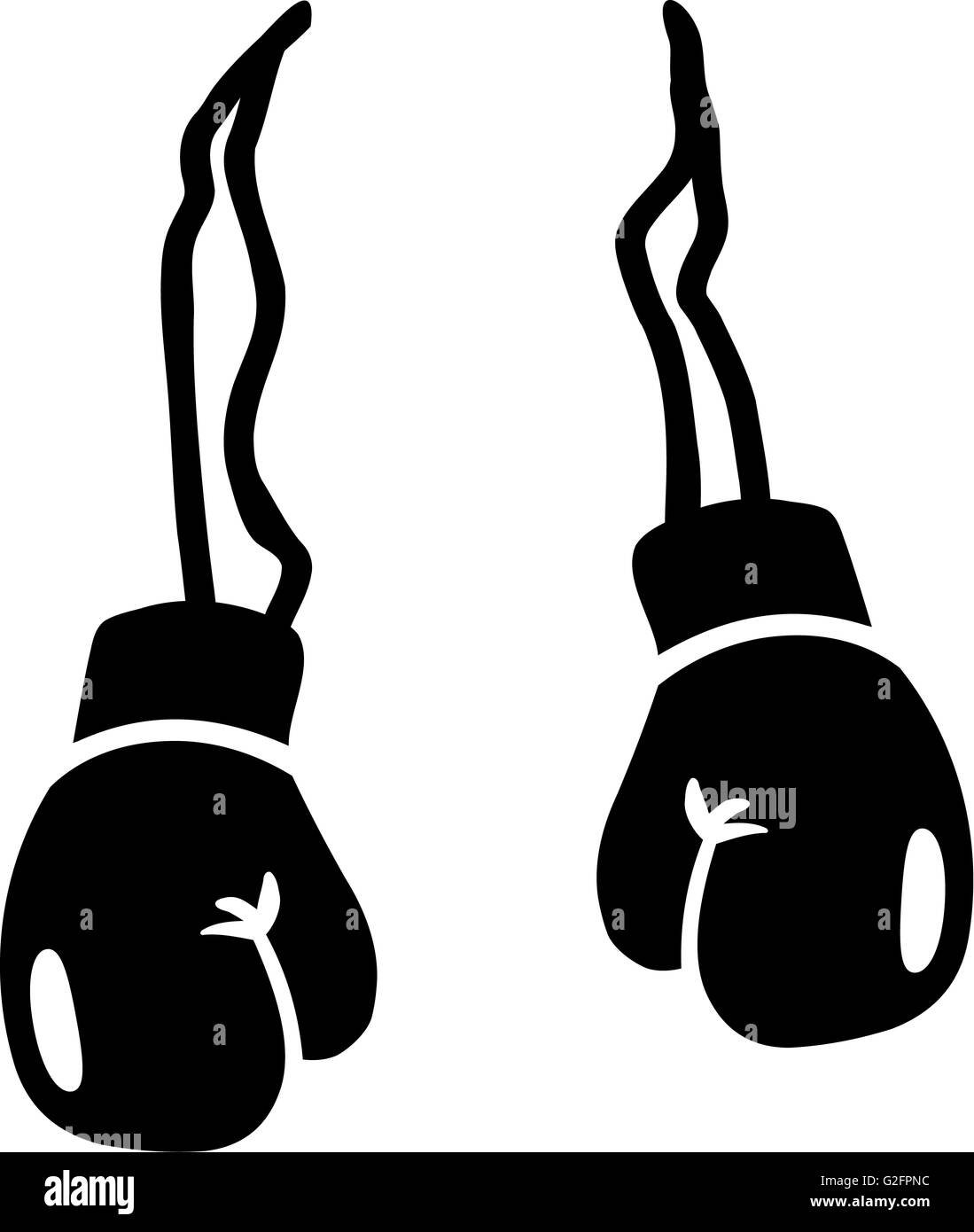 Боксерские перчатки вектор