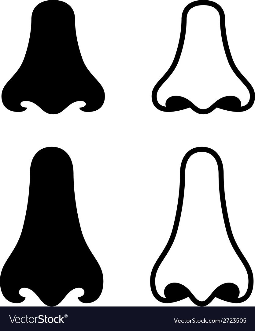 Нос трафарет для вырезания