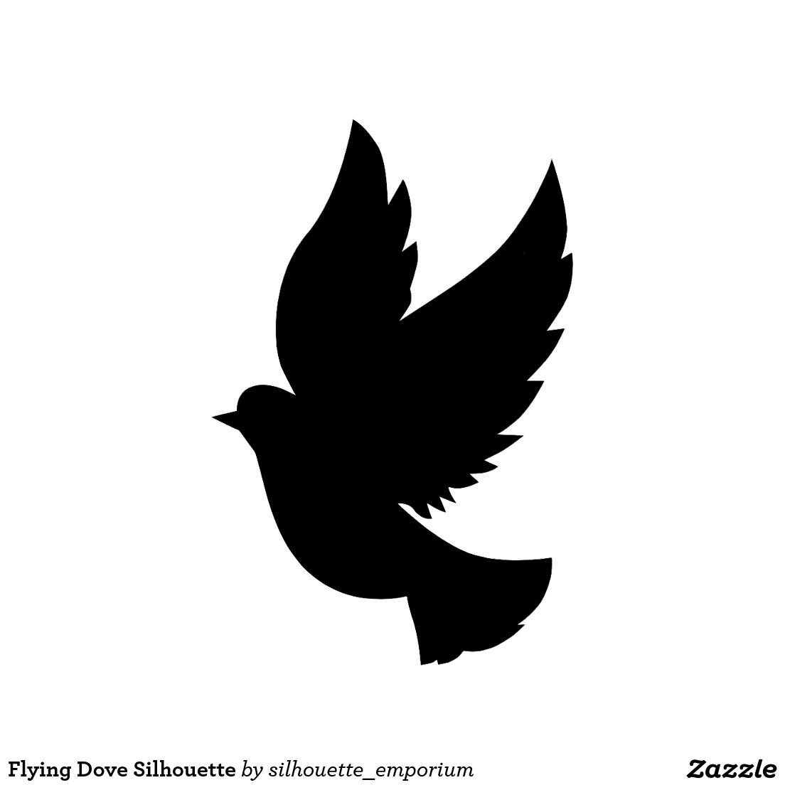 Трафарет парящая птица