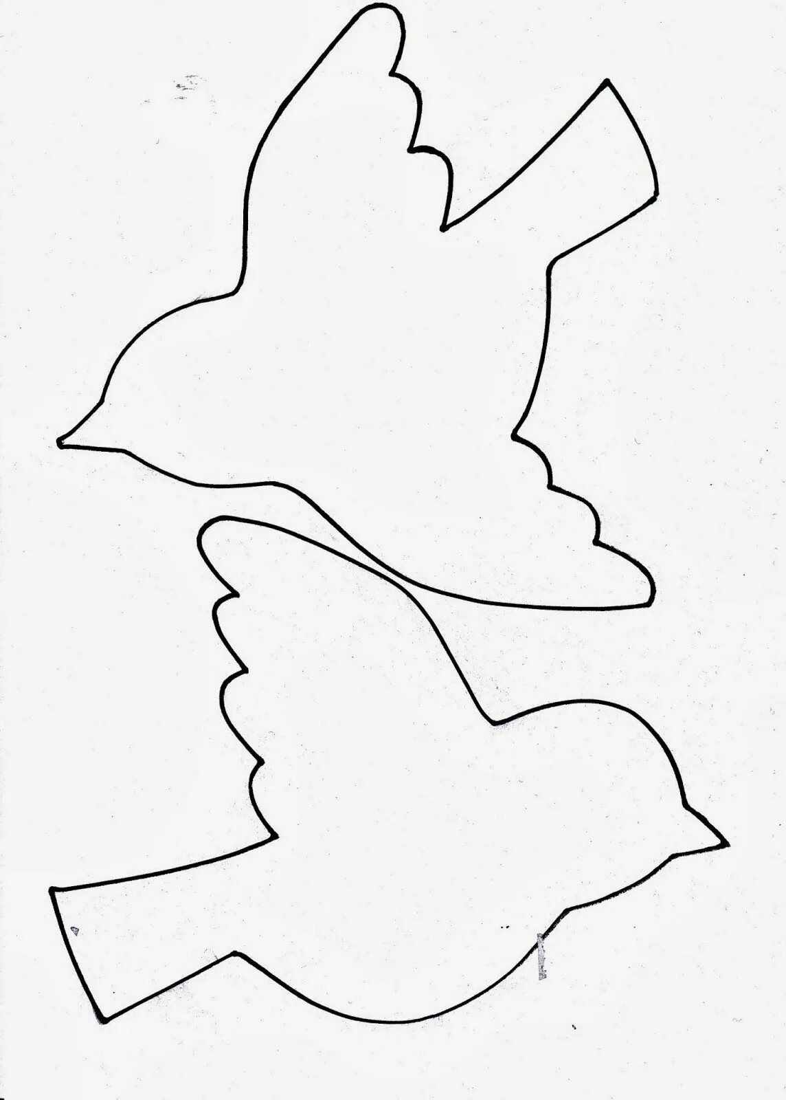 Птички для вырезания