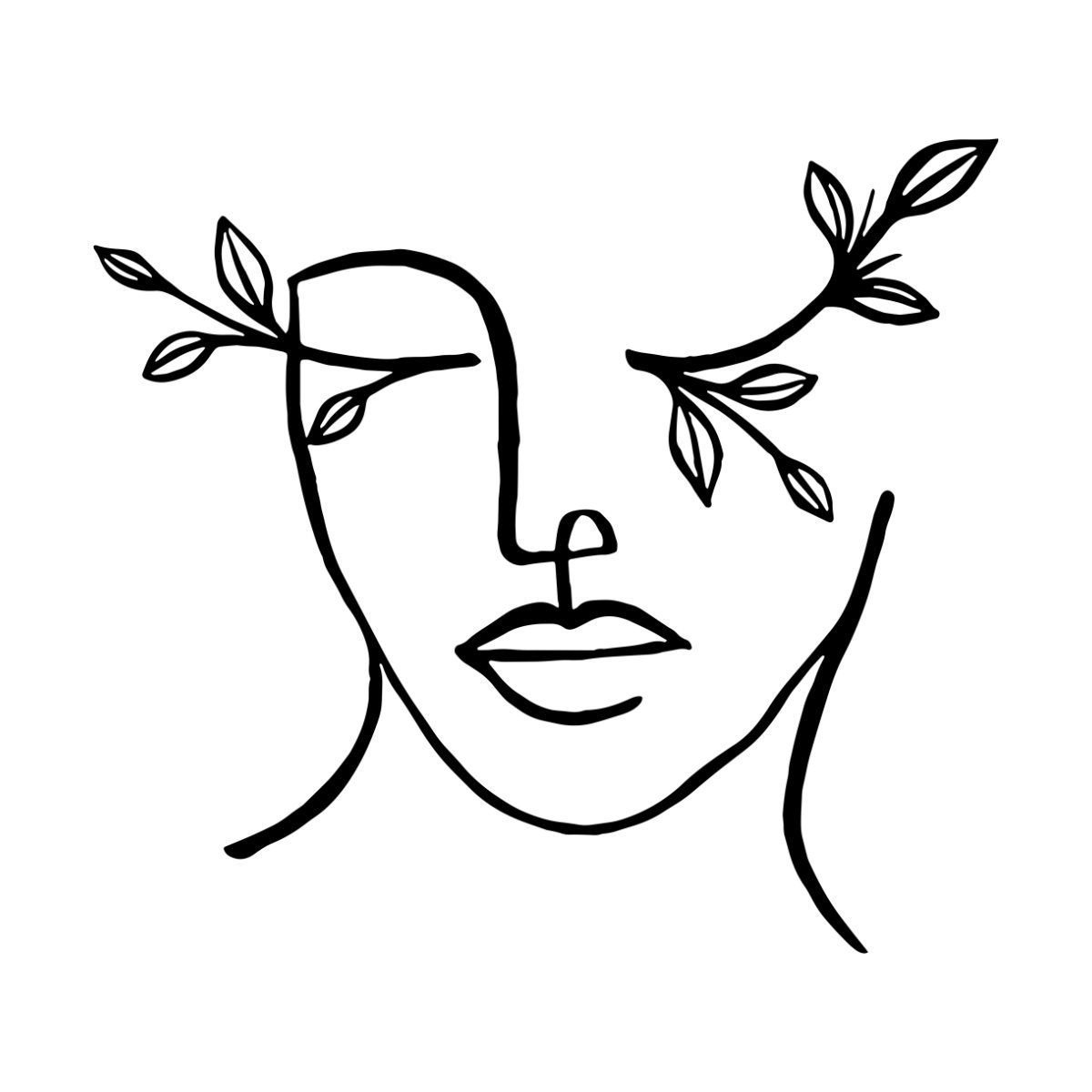 Контур лица