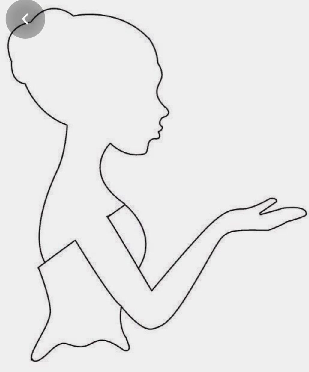 Силуэт для поделки