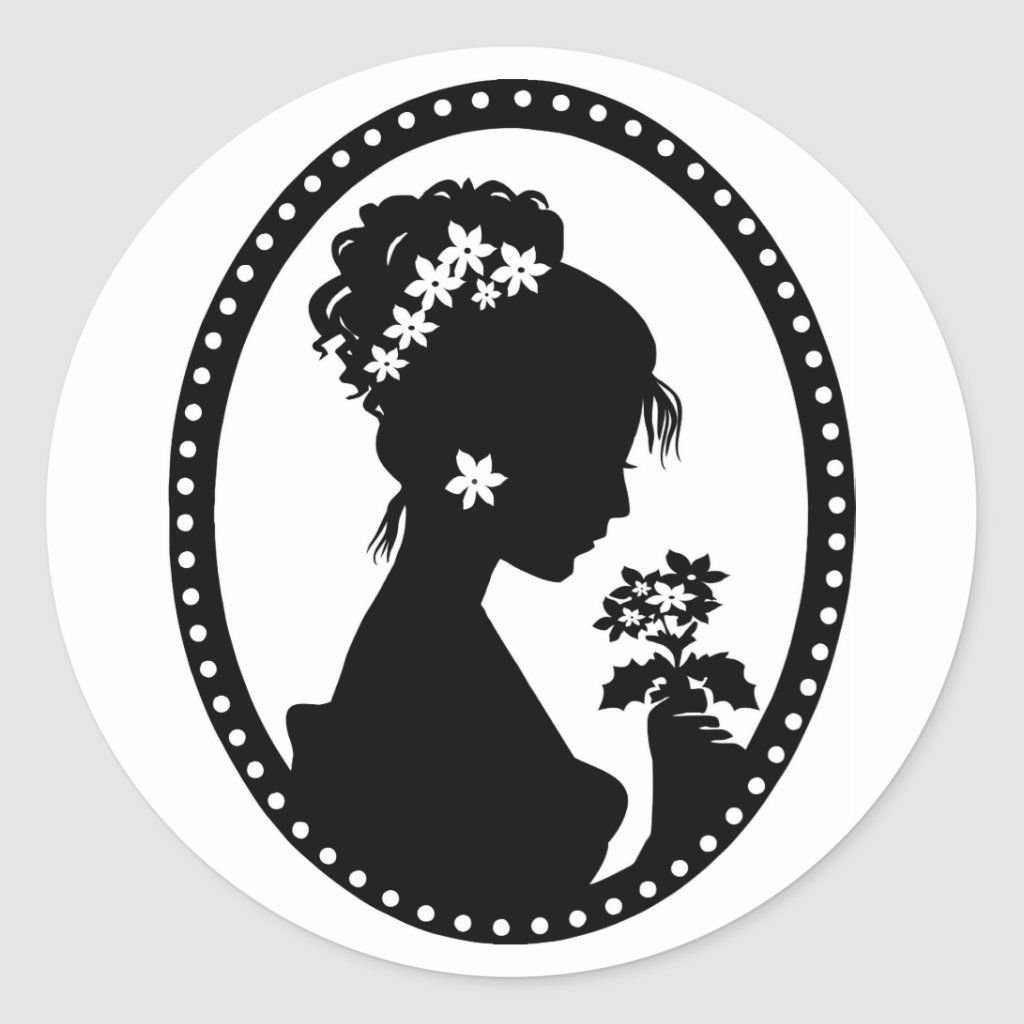 Зеркало круглое нарисованное