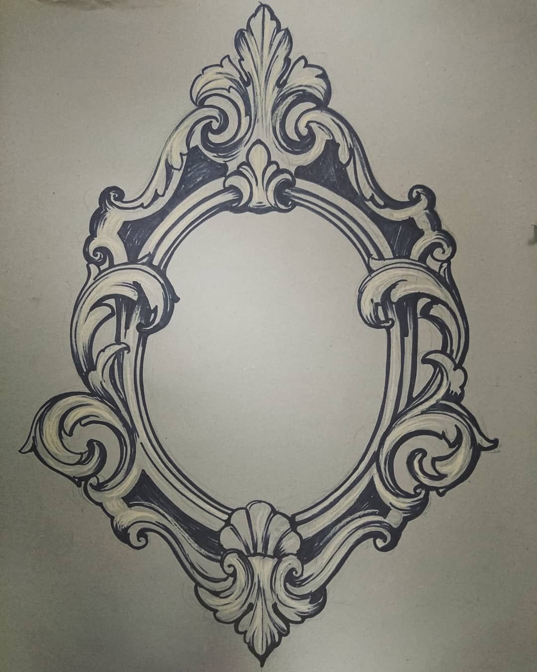 Круглая окантовка