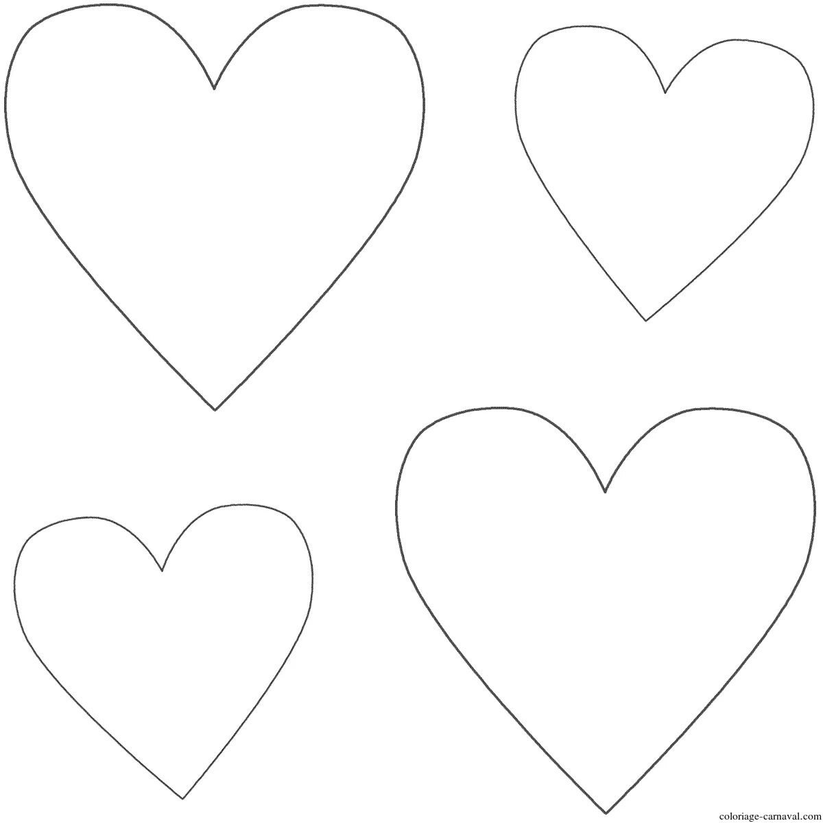 Трафарет сердце для торта