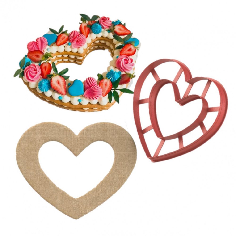 Макет сердечко из бумаги