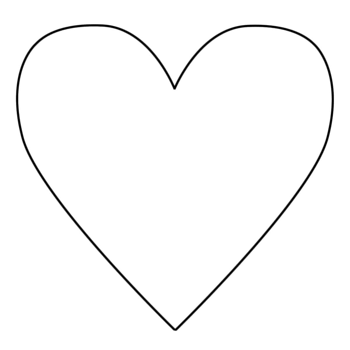 Сердечко контур