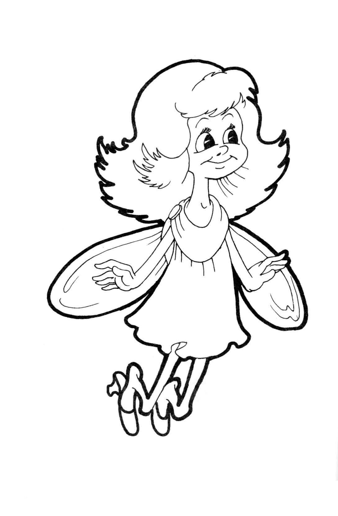 Рисунок домовенка Кузи для срисовки