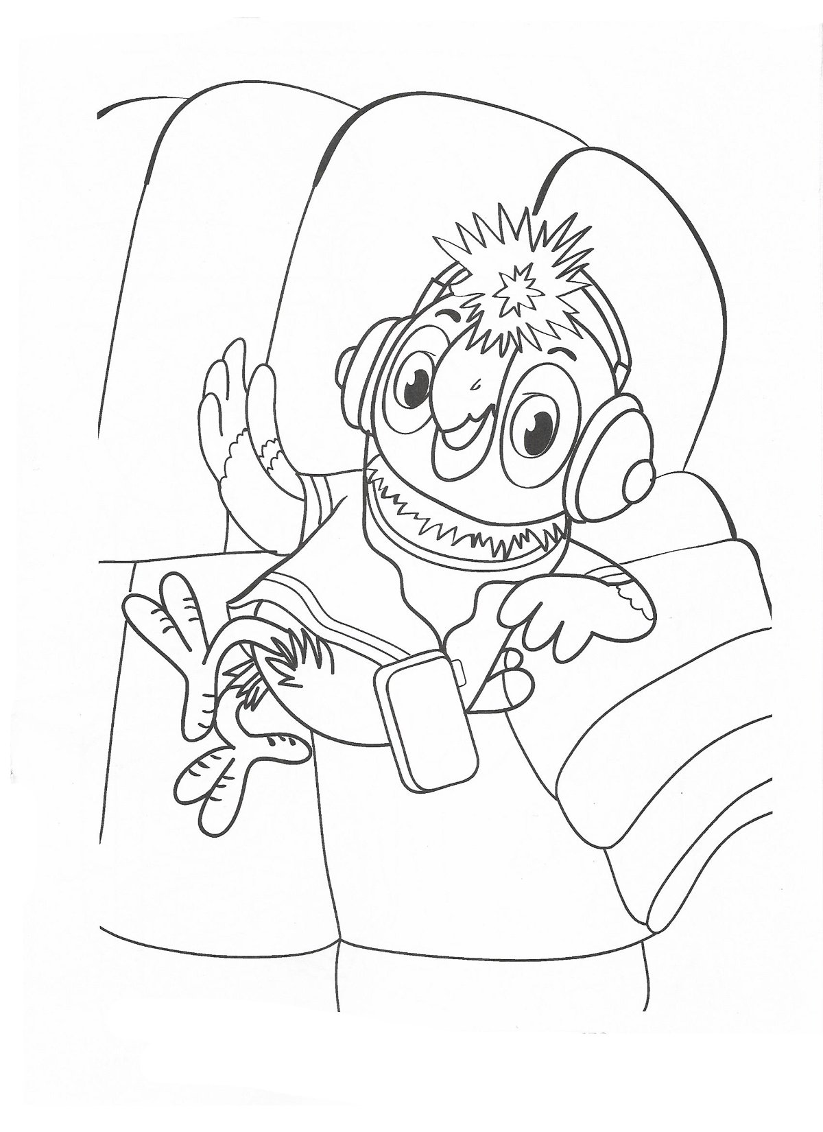 Возвращение блудного попугая раскраска