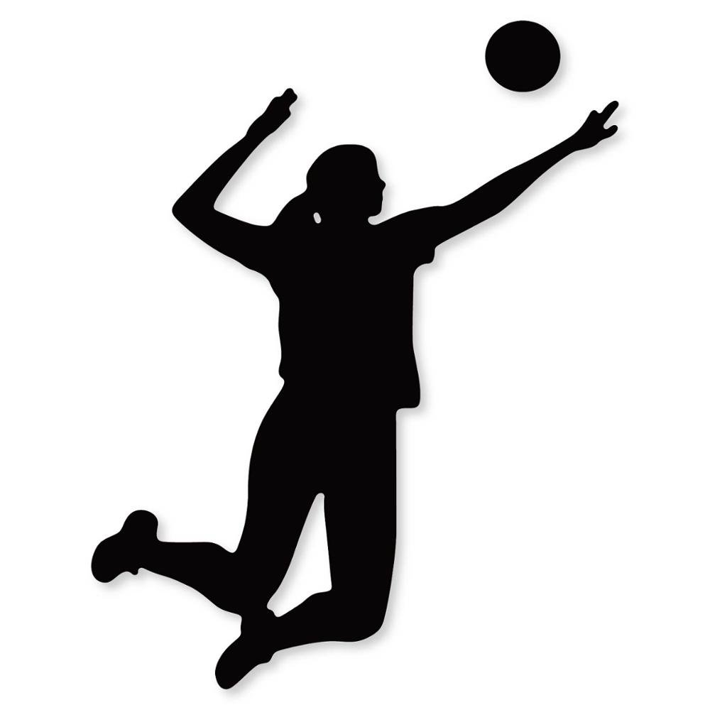 Волейболисты графично