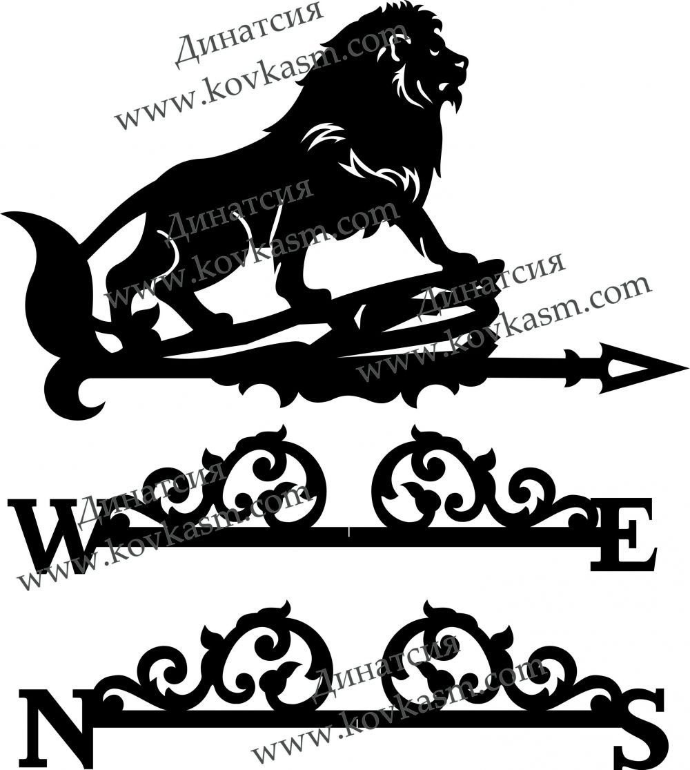 Флюгер DXF для плазмореза