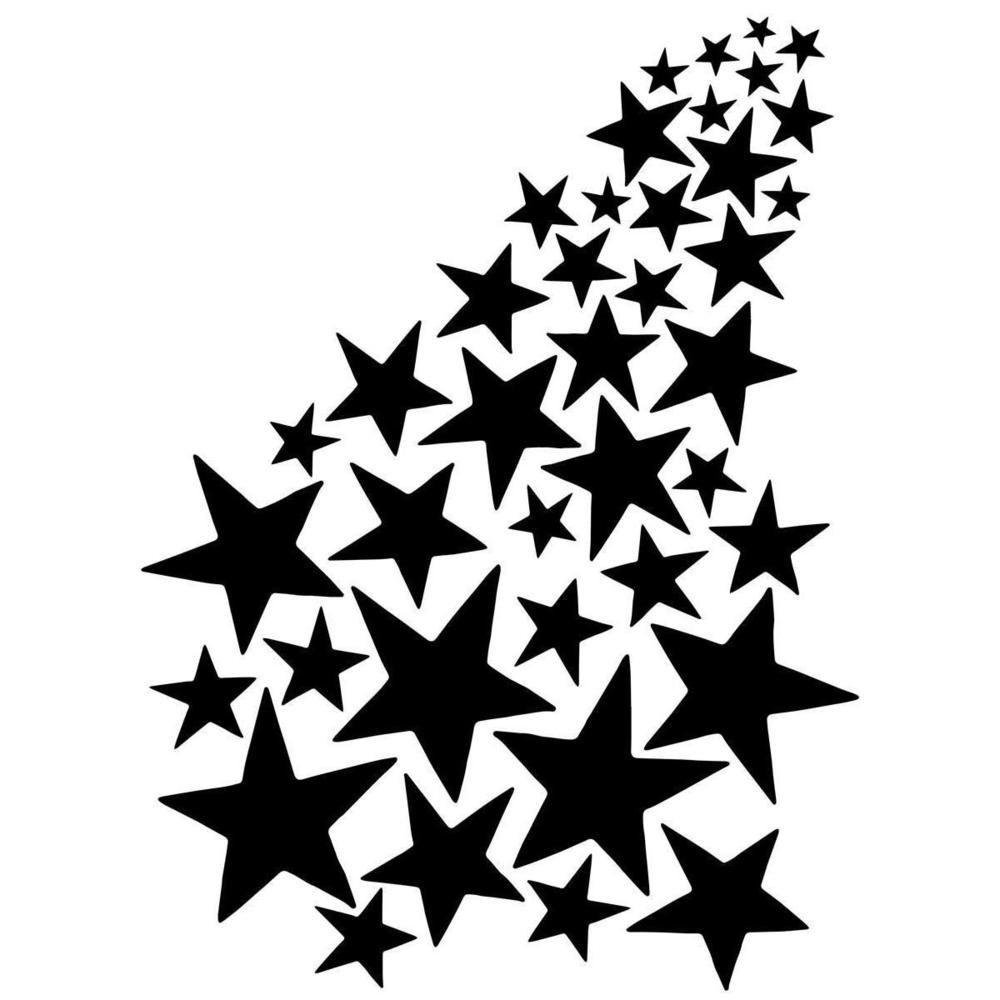 Трафарет Звёздочки