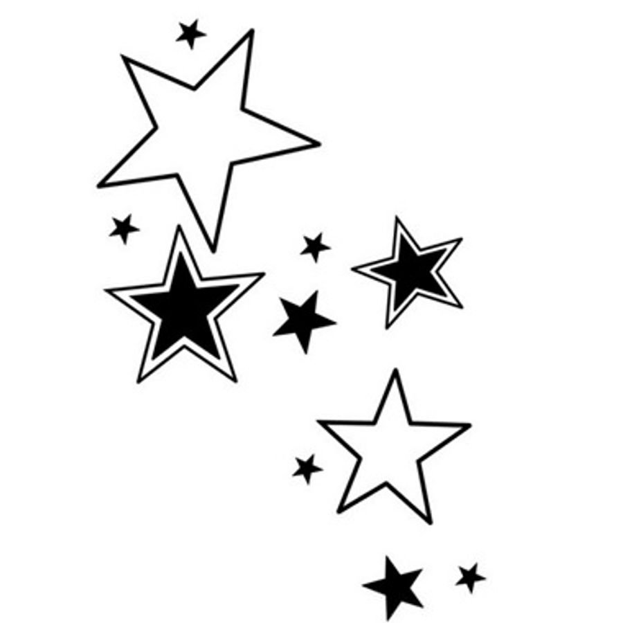 Тату звездочки эскизы