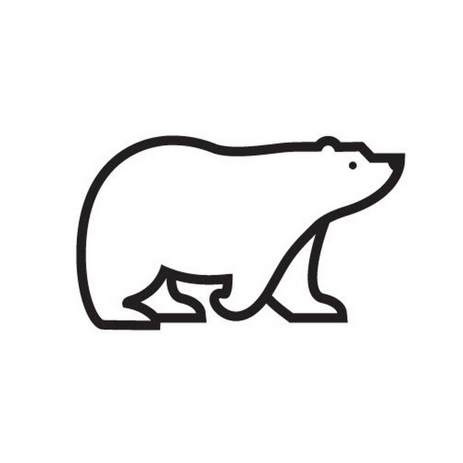 Трафарет медведя