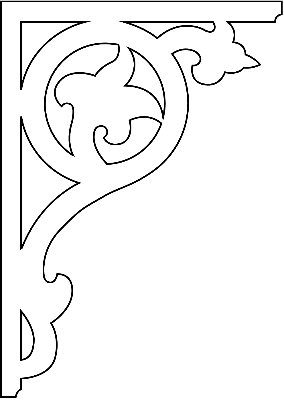 Трафареты для Резнова забора