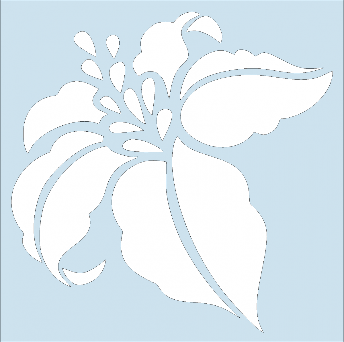 Трафареты птиц для декора