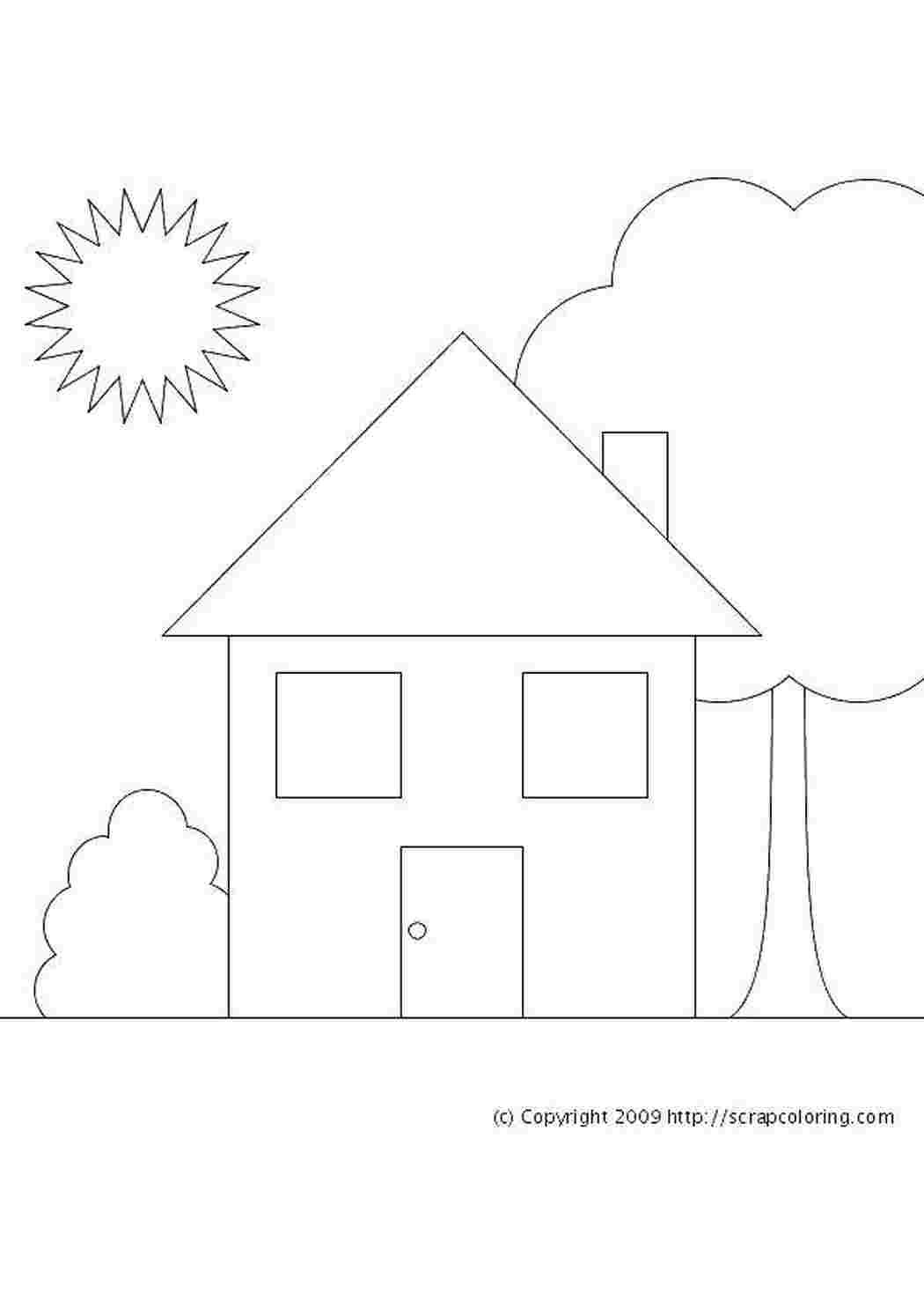 Вырезки на окна домики