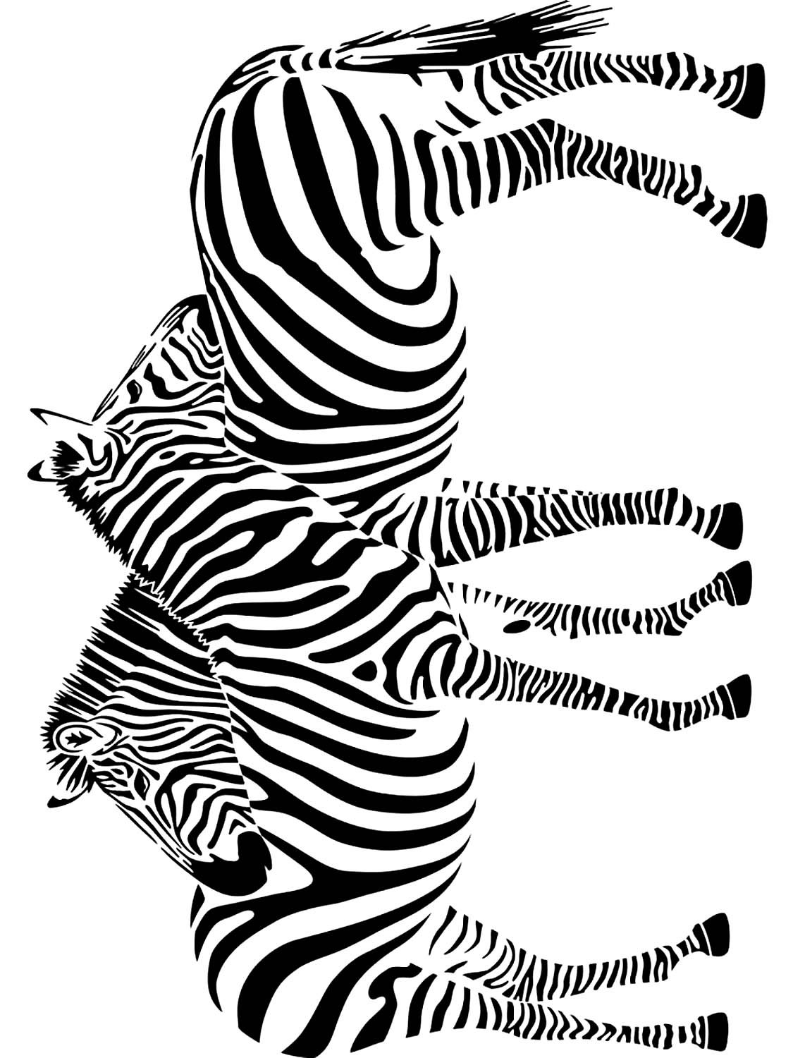 Зебра svg