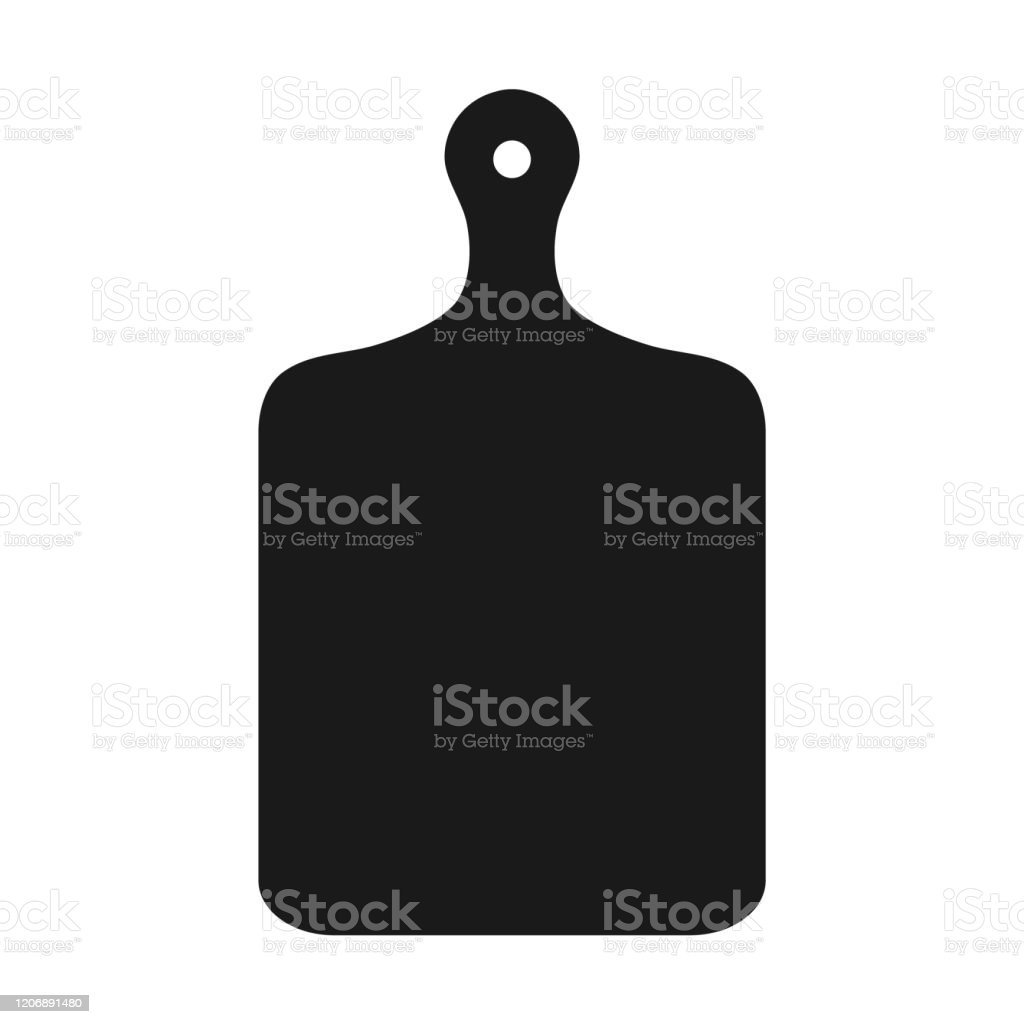 Разделочная доска контур вектор