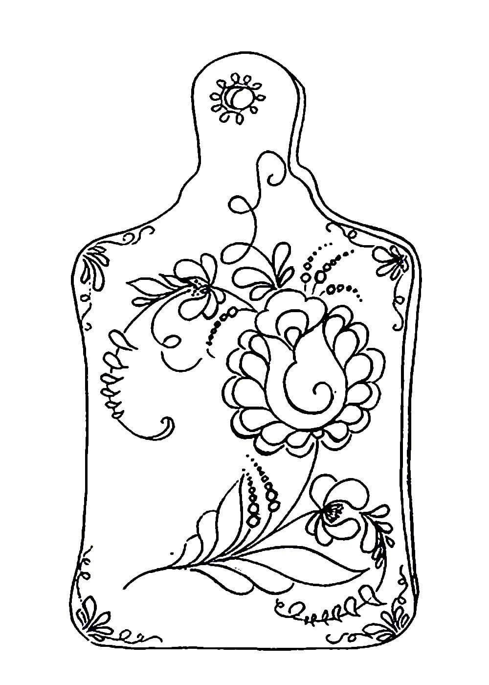 Эскиз разделочной доски