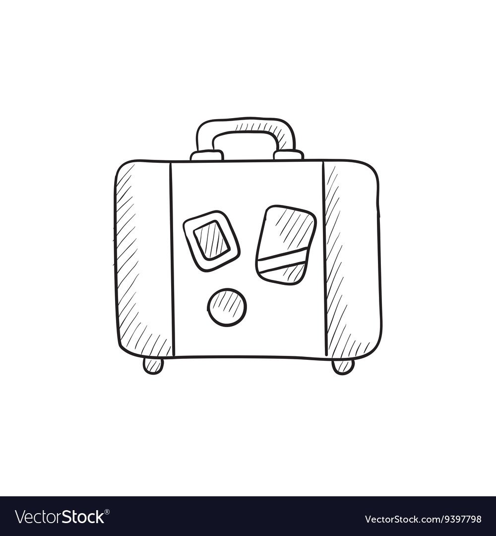 Чемодан раскраска для детей