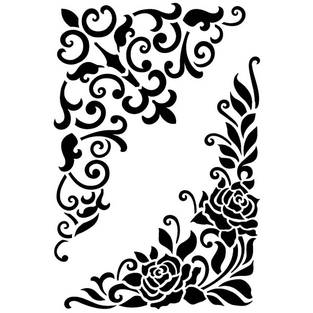 Угловые узоры для выжигания по дереву