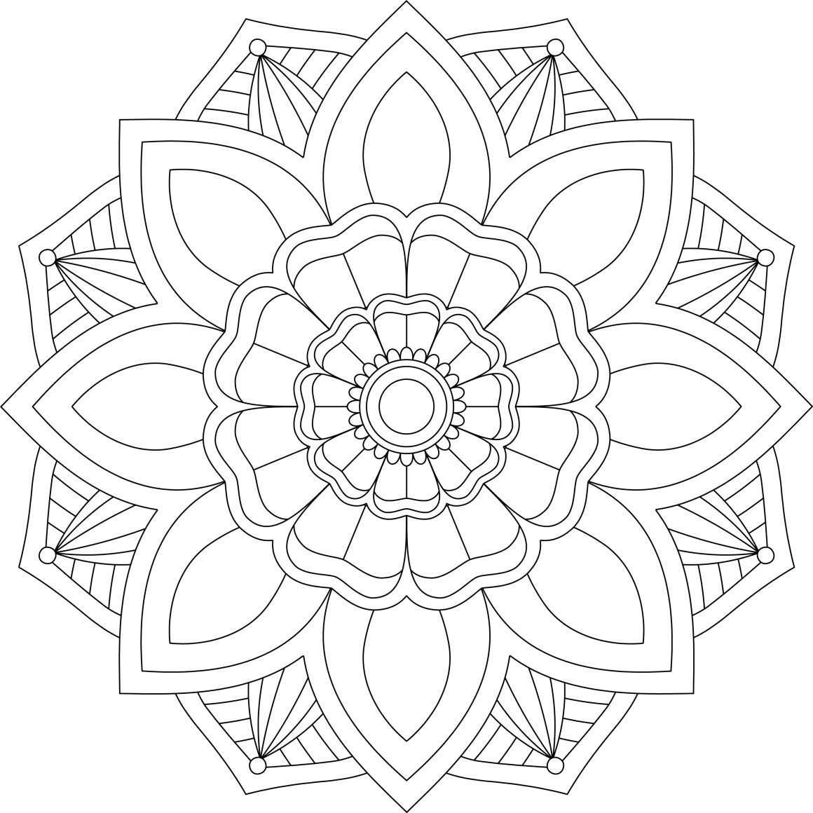 Мандала солнце