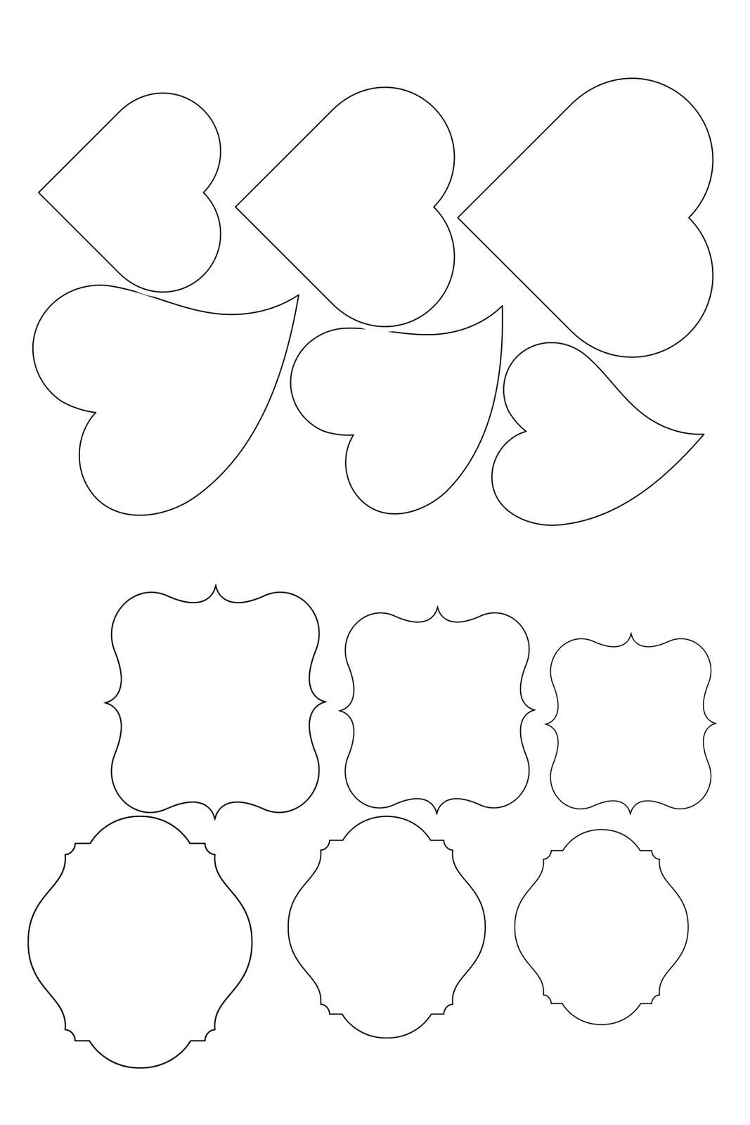 Шаблоны для скрапбукинга