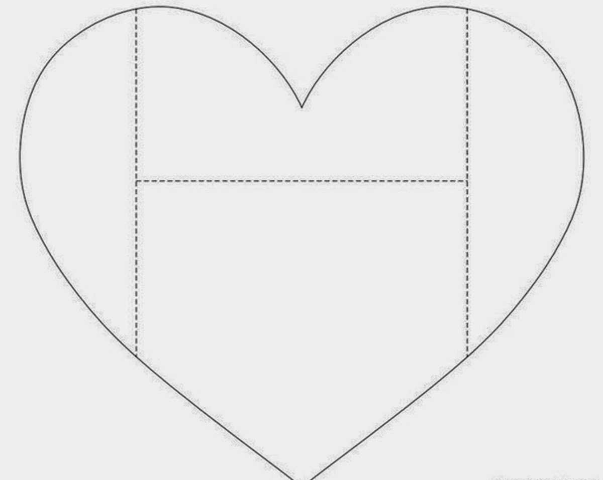 Сердце шаблон
