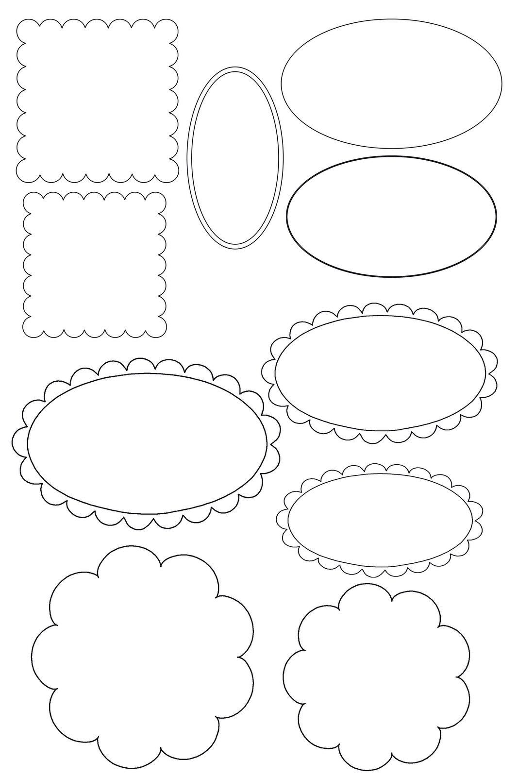 Скрап рамочки для вырезания