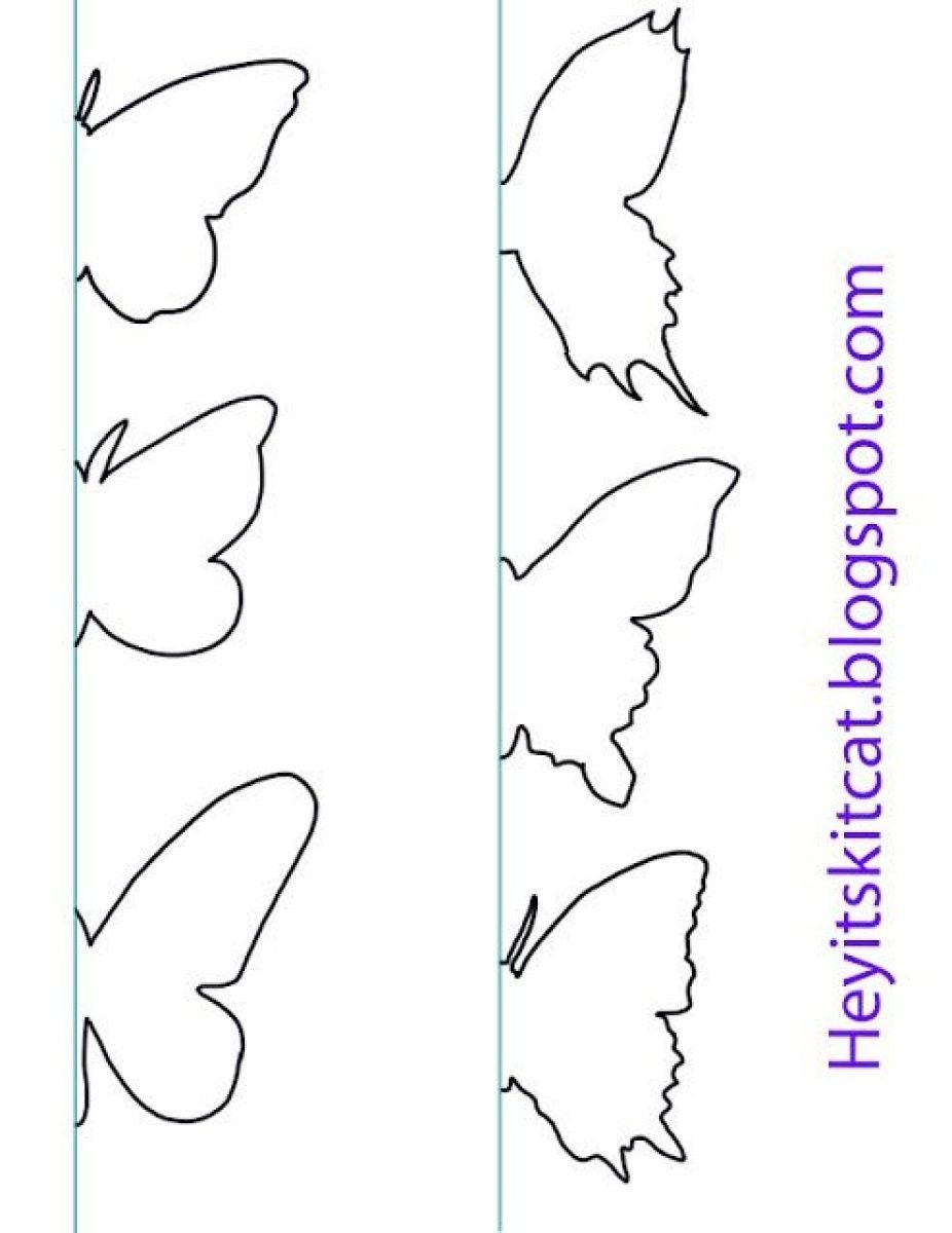 Вырезать бабочку из бумаги