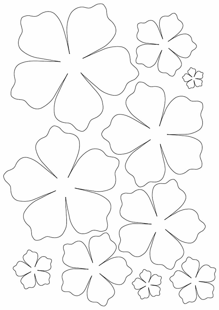 Заготовки для бумажных цветов