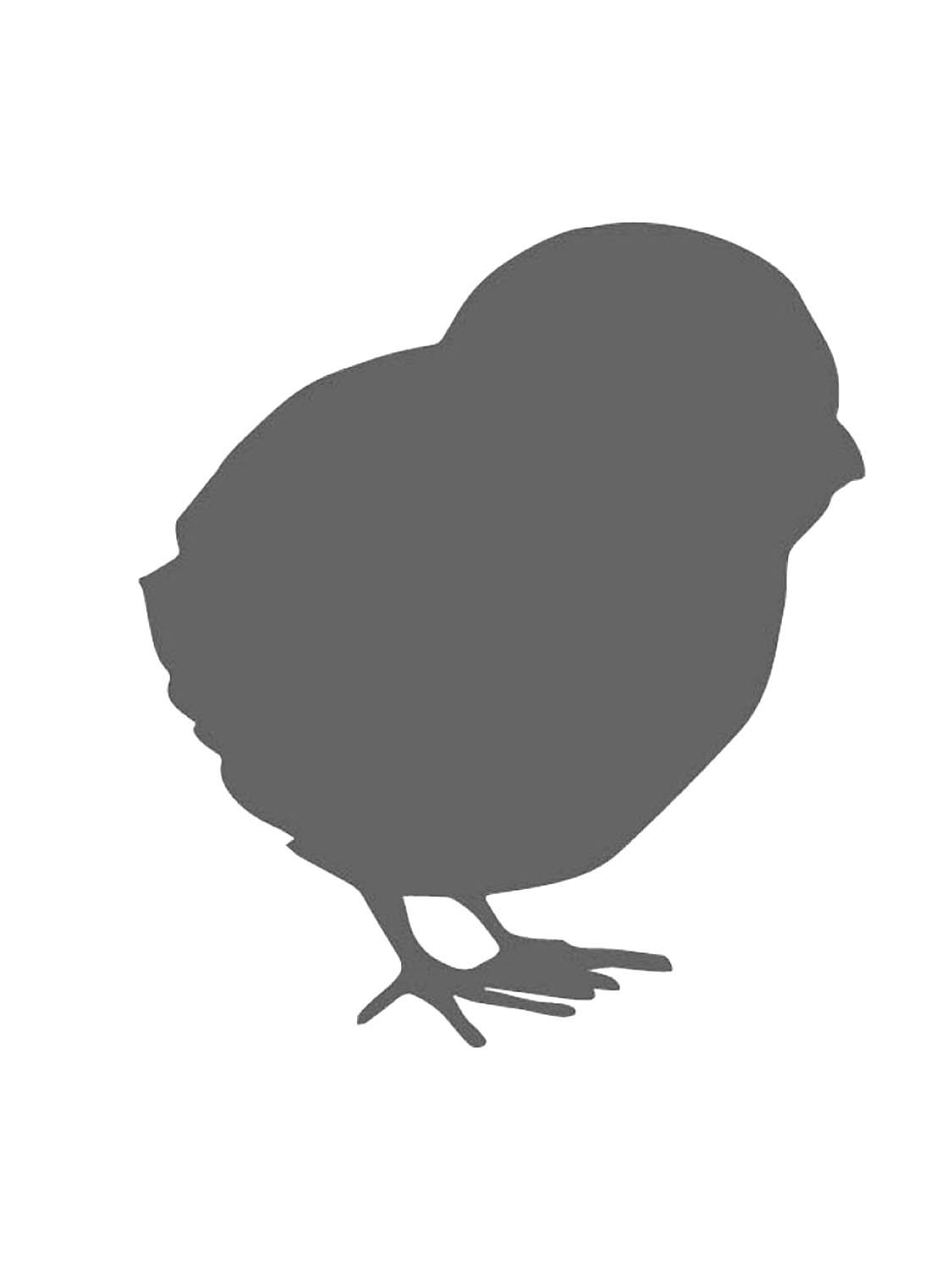 Трафарет для пряников цыпленок