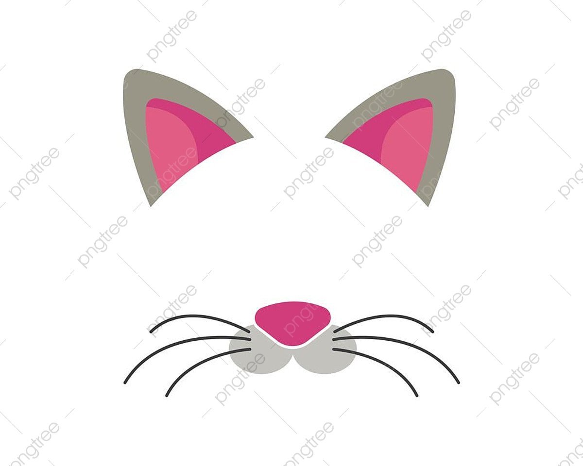 Кошачьи ушки и носик