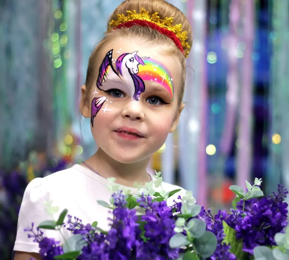 Грим единорога детям