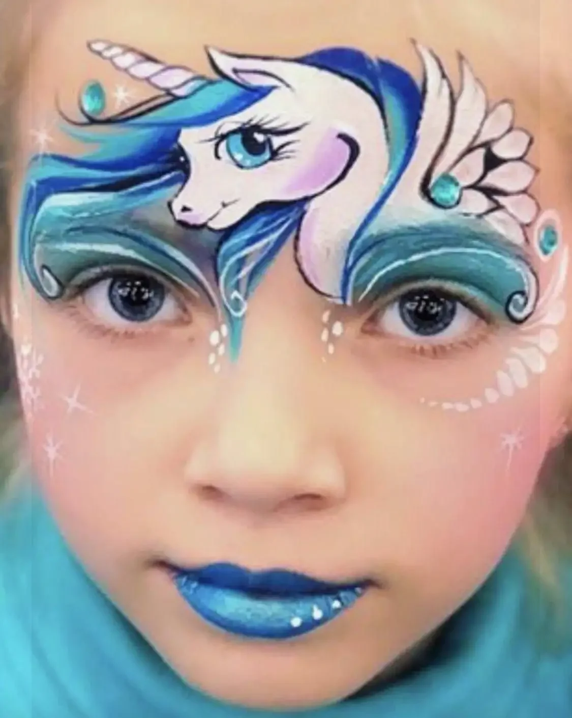 Грим пони на лице