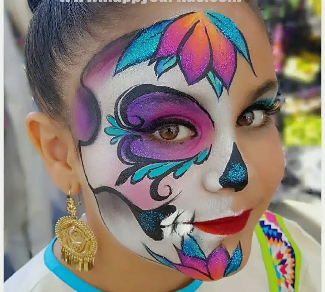 Аквагрим пантера для детей