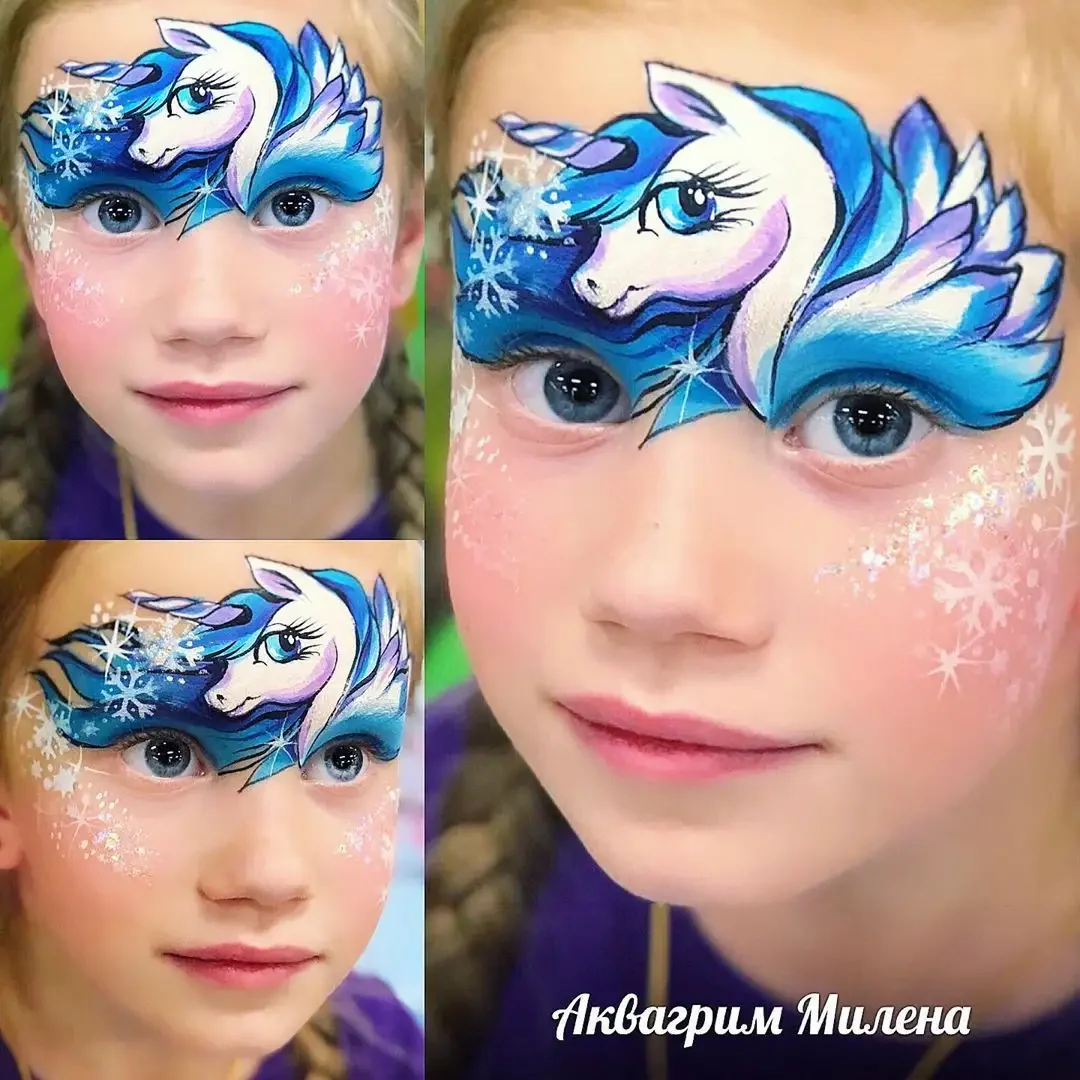 Аквагрим Единорожка