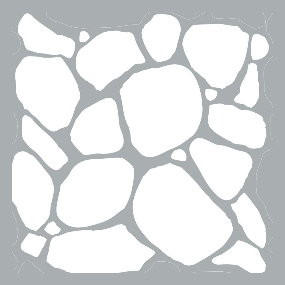 Трафарет для имитации дикого камня