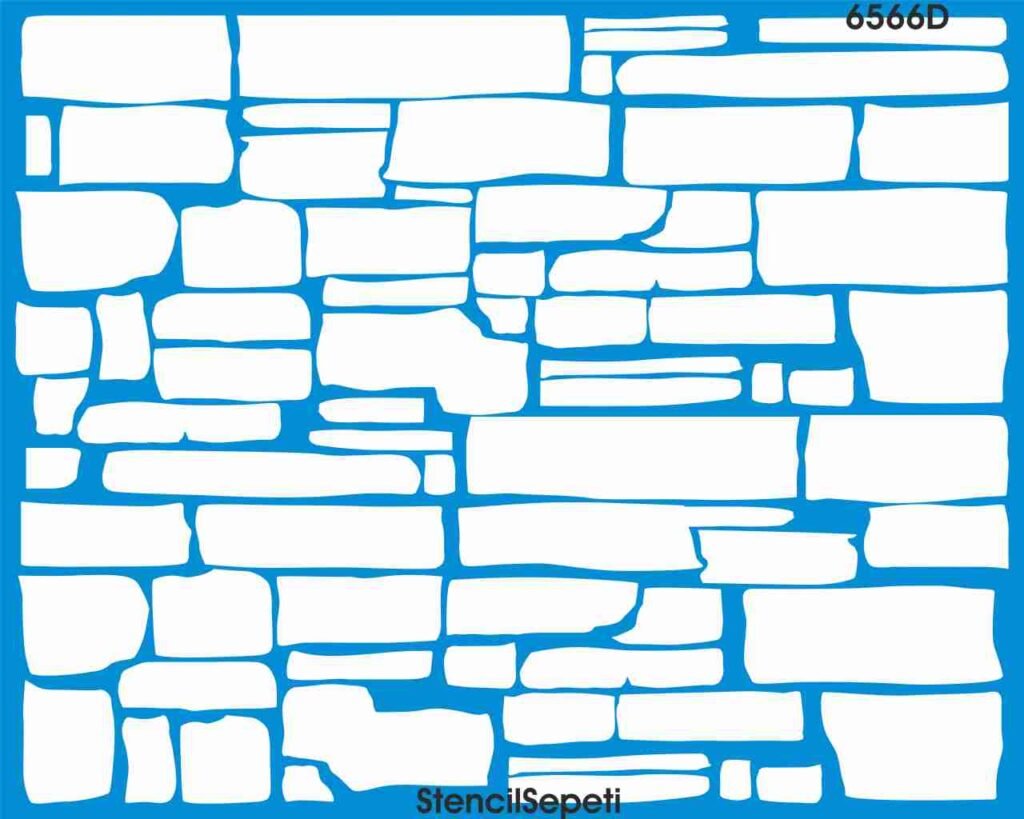 Трафарет для имитации кирпичной кладки