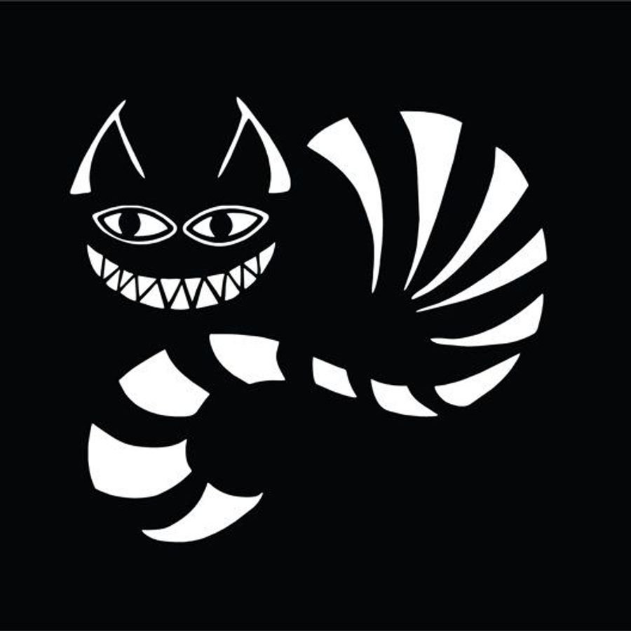 Улыбка Чеширского кота вектор