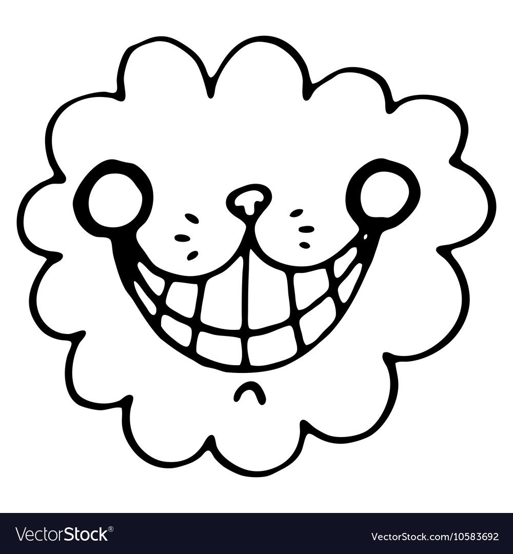 Чеширский кот вектор