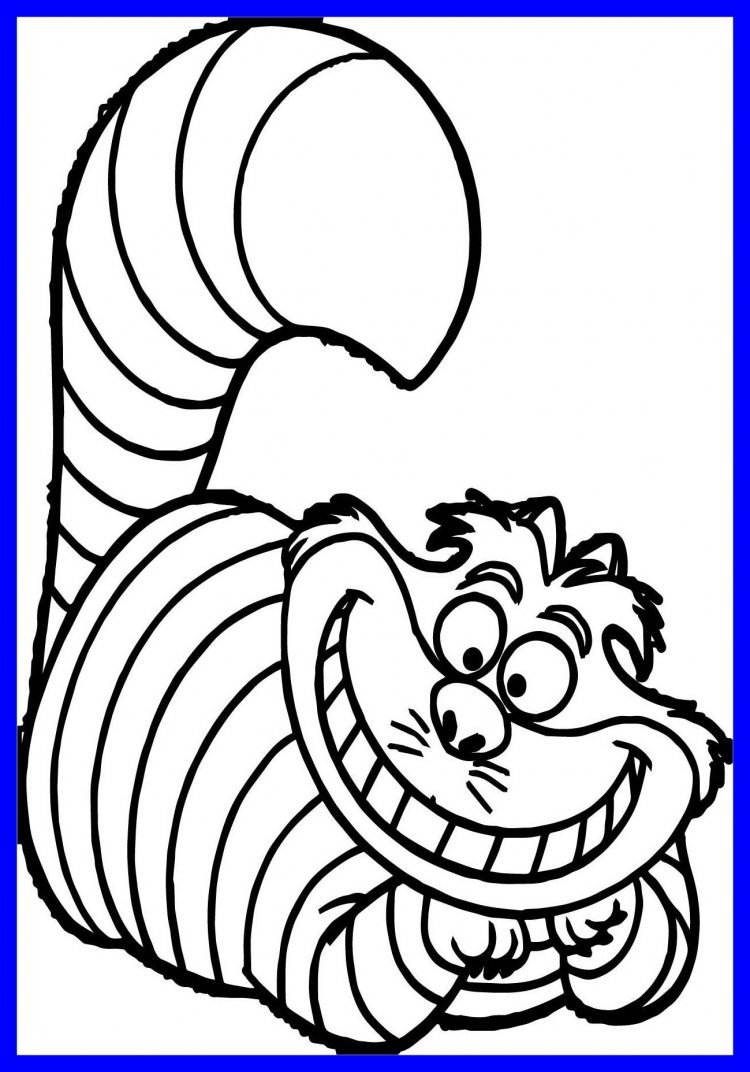 Чеширский кот силуэт