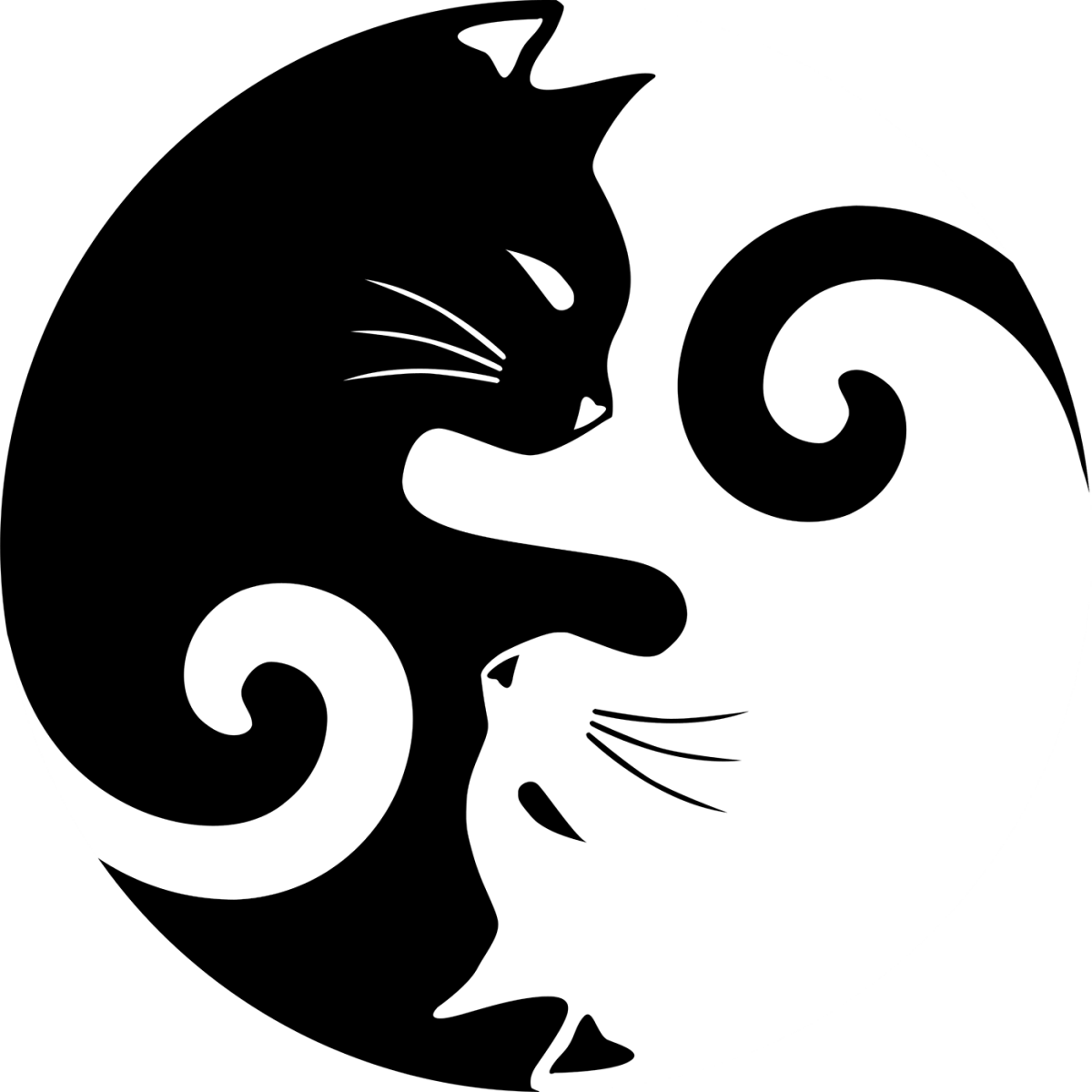 Чеширский кот трафарет