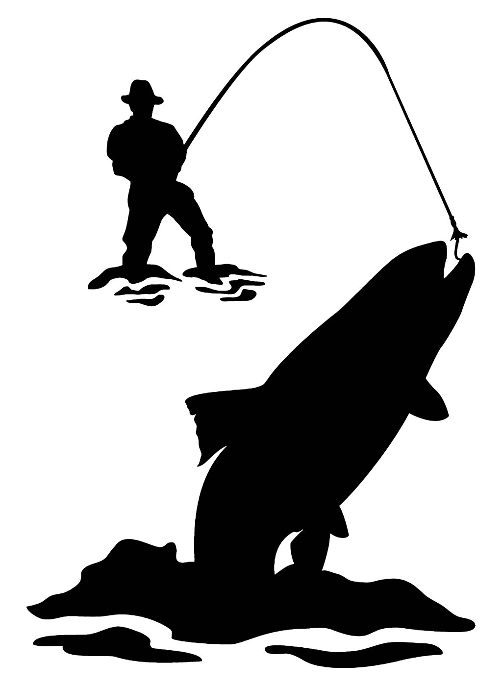 Логотип с изображением рыбы